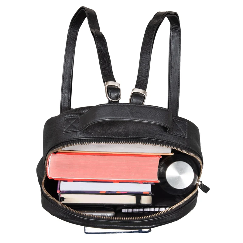 "Kayla" Moderner Damen Rucksack Leder Elegant klein