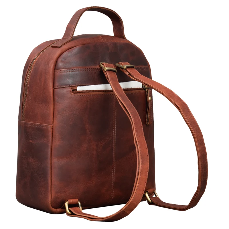 "Kayla" Moderner Damen Rucksack Leder Elegant klein