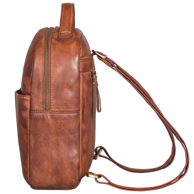 "Kayla" Moderner Damen Rucksack Leder Elegant klein