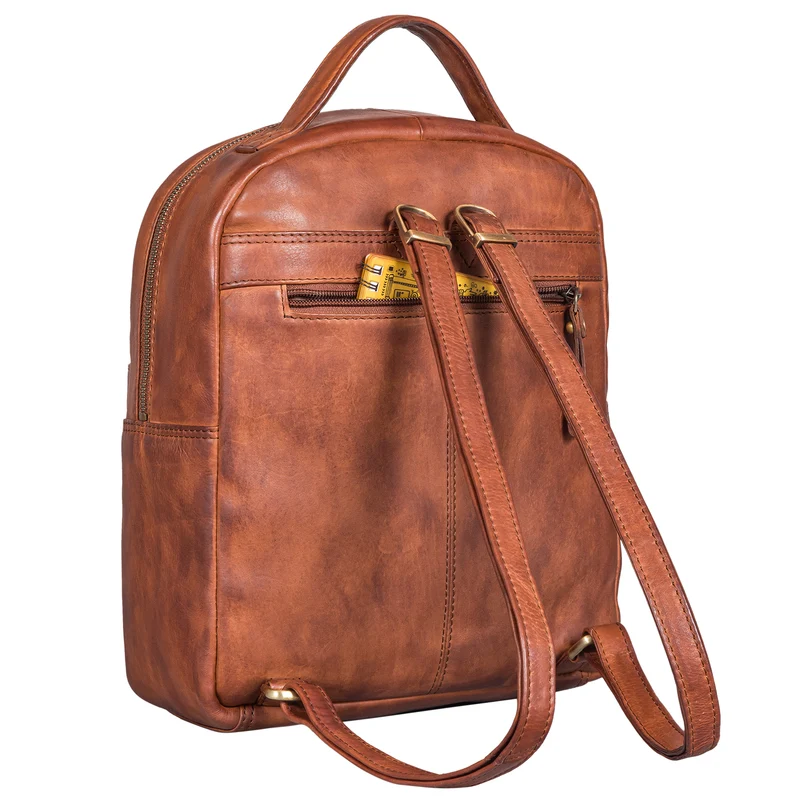"Kayla" Moderner Damen Rucksack Leder Elegant klein