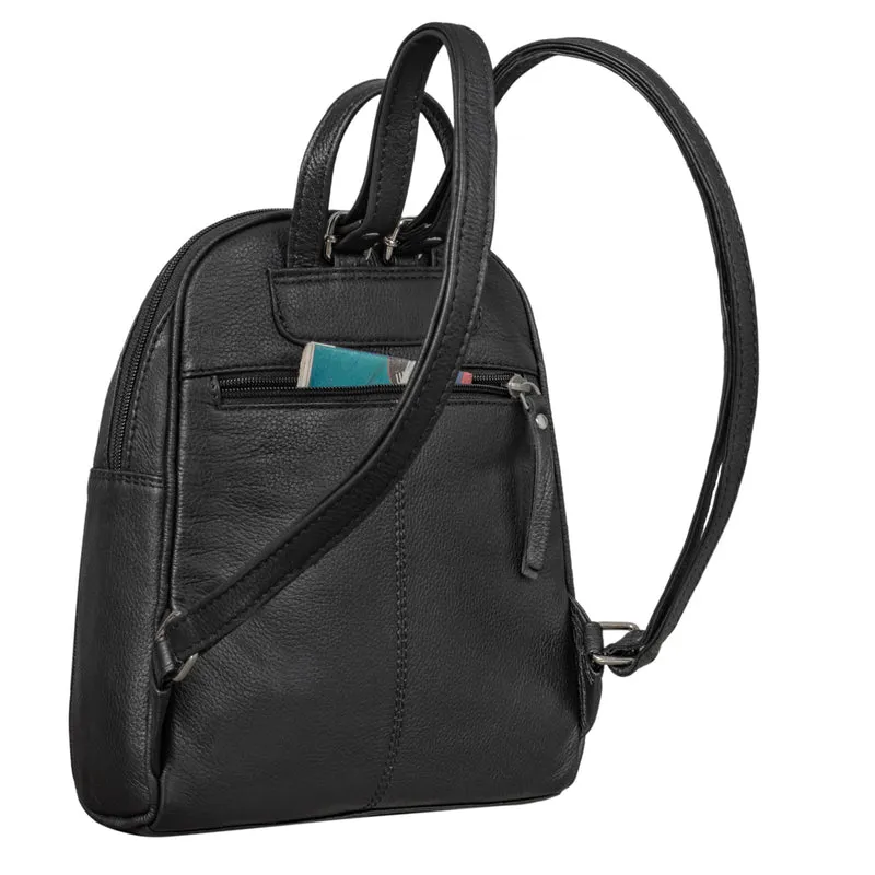 "Charlotte" Rucksack Damen Elegant Leder