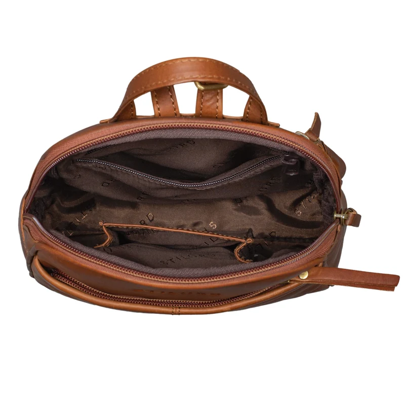 "Charlotte" Rucksack Damen Elegant Leder