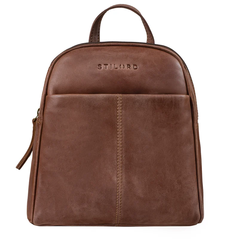 "Charlotte" Rucksack Damen Elegant Leder
