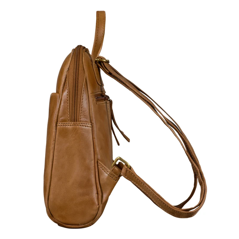 "Charlotte" Rucksack Damen Elegant Leder