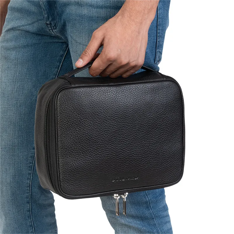 "Lee" Waschtasche Leder groß für Damen und Herren