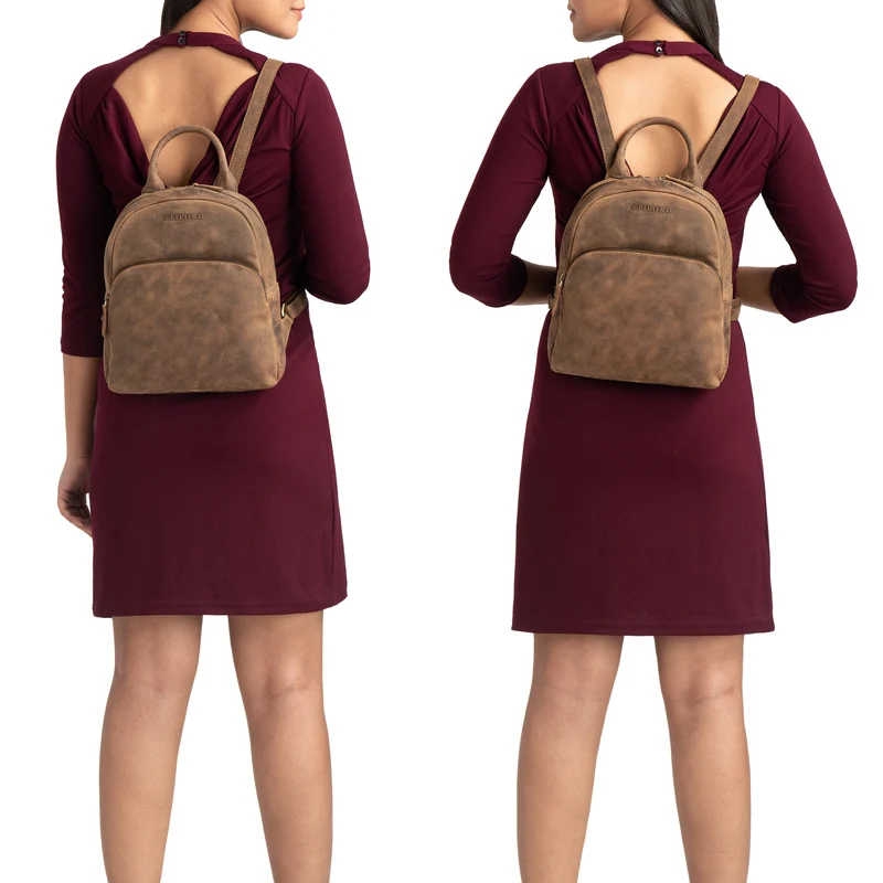 B-WARE "Ruby" Daypack Damen Leder