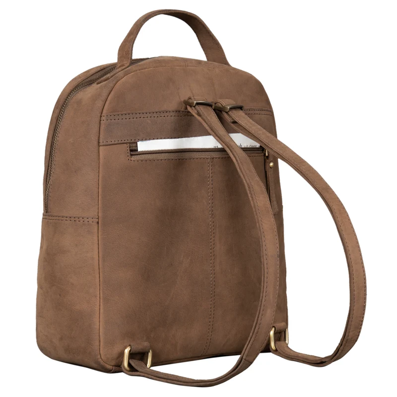 B-WARE "Kayla" Damen Rucksack Leder Elegant