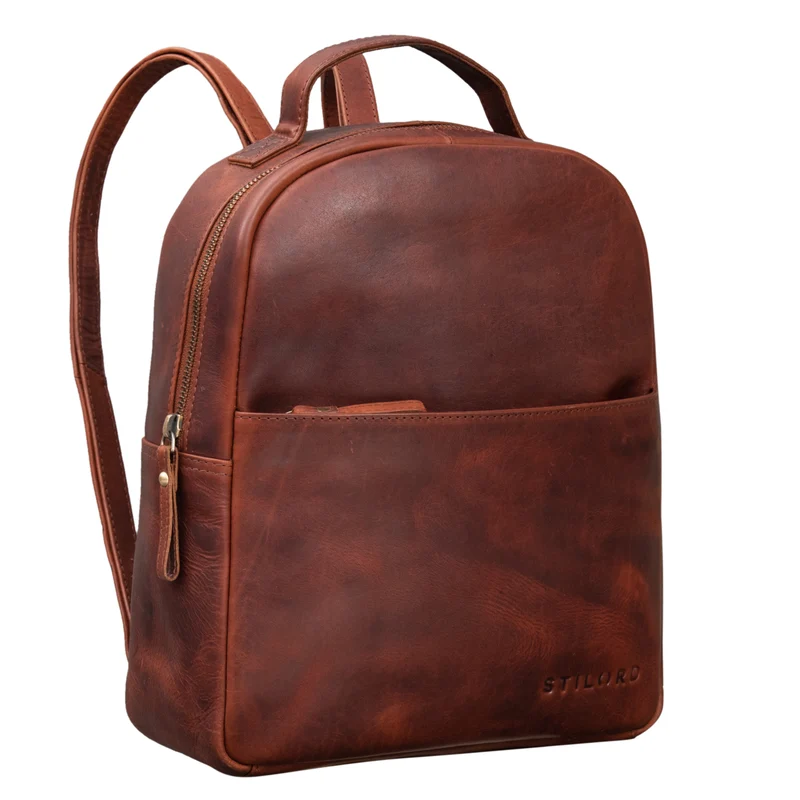 B-WARE "Kayla" Damen Rucksack Leder Elegant