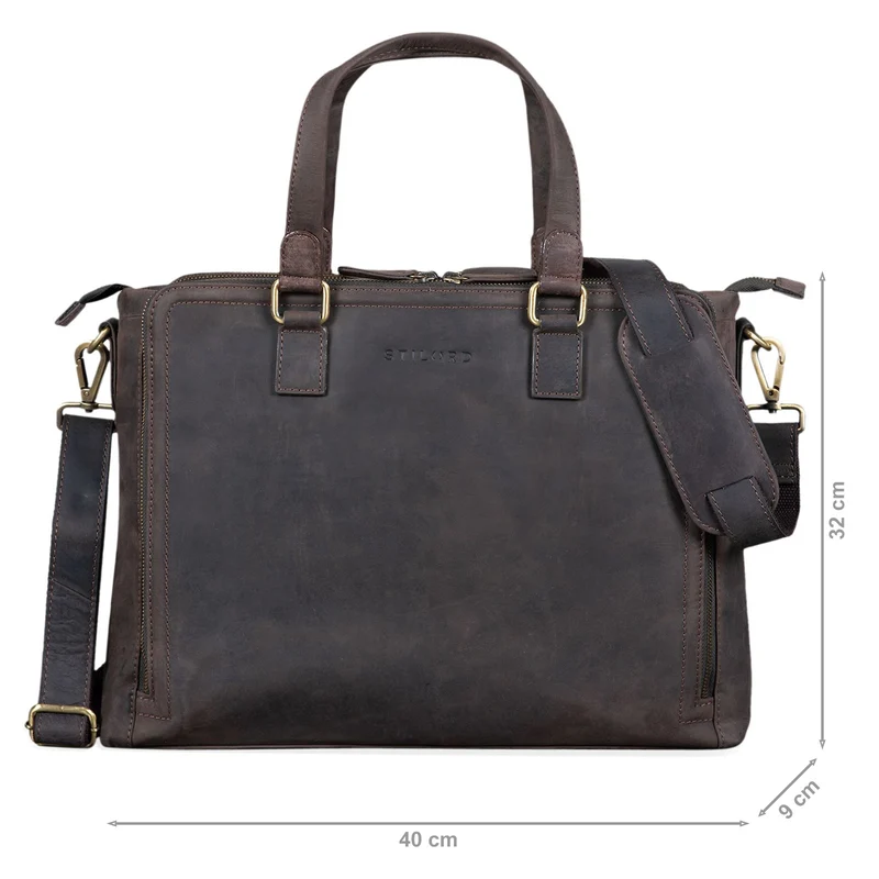 B-WARE "Claire" Businesstasche Damen Leder