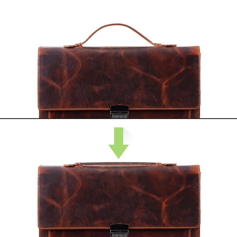 B-WARE "Ernesto" Dokumententasche A4 Leder