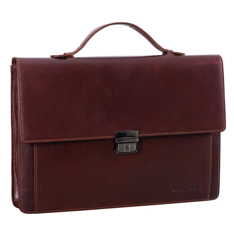B-WARE "Ernesto" Dokumententasche A4 Leder