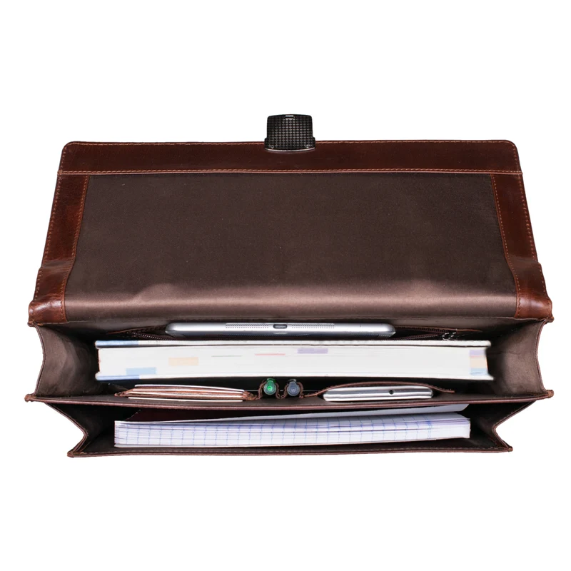 B-WARE "Ernesto" Dokumententasche A4 Leder