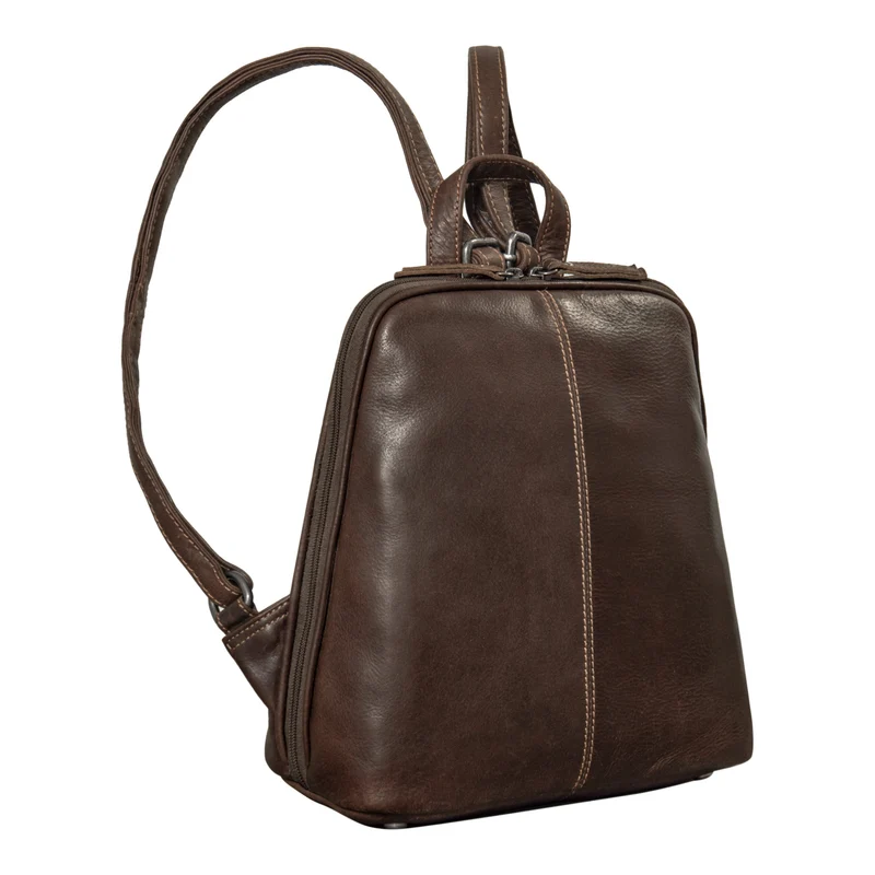 "Calla" Vintage Lederrucksack Damen Klein Daypack für 11 Zoll Tablet