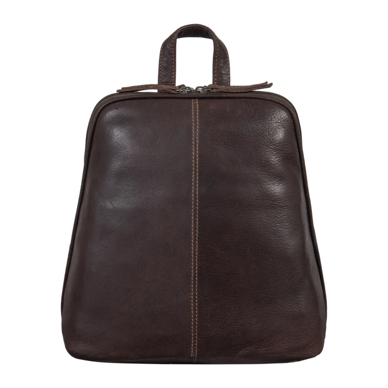 "Calla" Vintage Lederrucksack Damen Klein Daypack für 11 Zoll Tablet