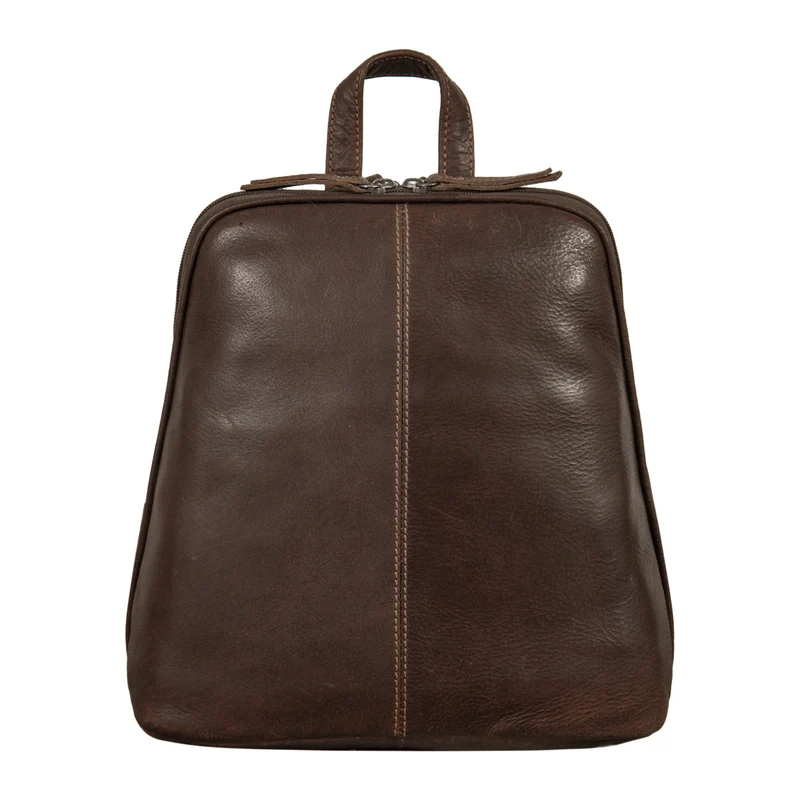 "Calla" Vintage Lederrucksack Damen Klein Daypack für 11 Zoll Tablet