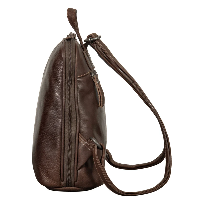 "Calla" Vintage Lederrucksack Damen Klein Daypack für 11 Zoll Tablet