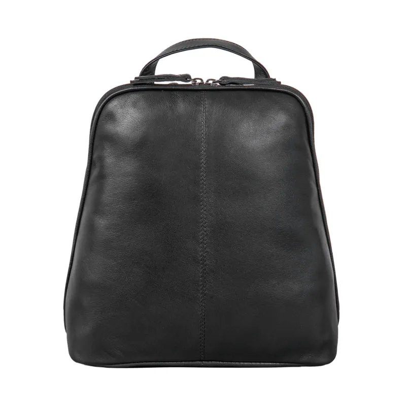 "Calla" Vintage Lederrucksack Damen Klein Daypack für 11 Zoll Tablet
