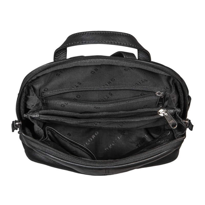 "Calla" Vintage Lederrucksack Damen Klein Daypack für 11 Zoll Tablet