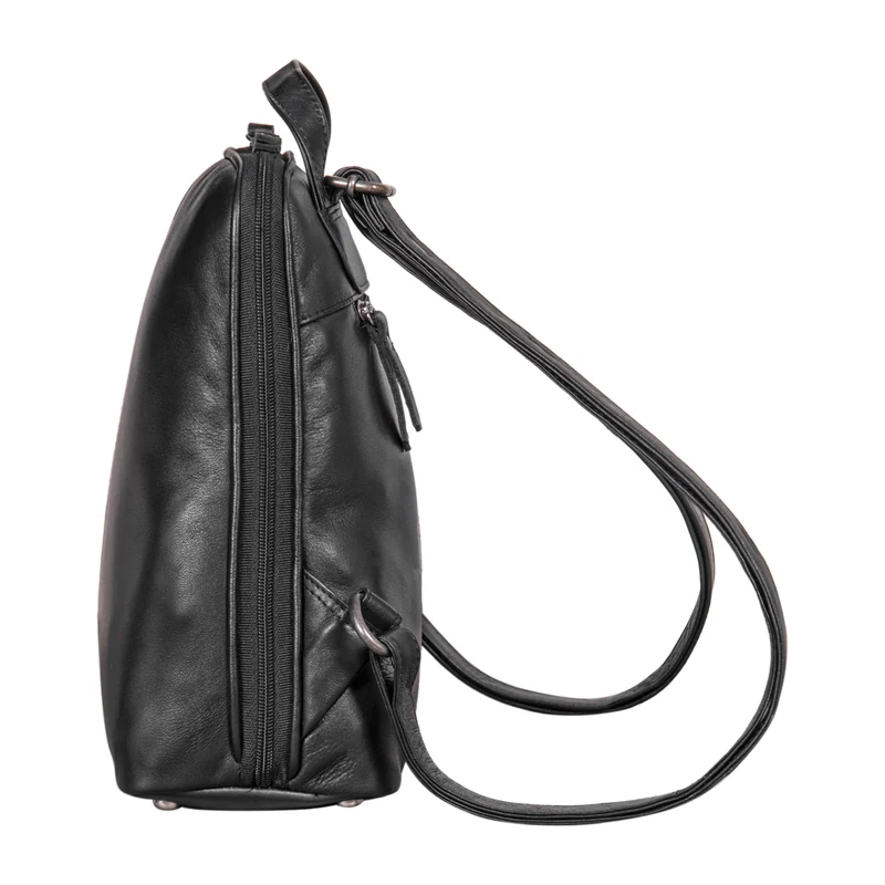 "Calla" Vintage Lederrucksack Damen Klein Daypack für 11 Zoll Tablet