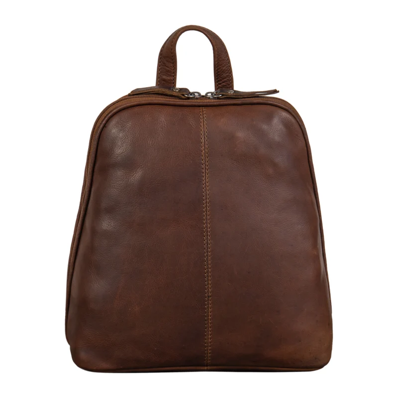 "Calla" Vintage Lederrucksack Damen Klein Daypack für 11 Zoll Tablet