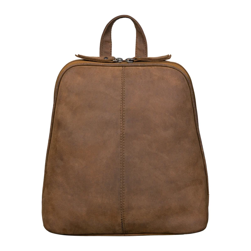"Calla" Vintage Lederrucksack Damen Klein Daypack für 11 Zoll Tablet