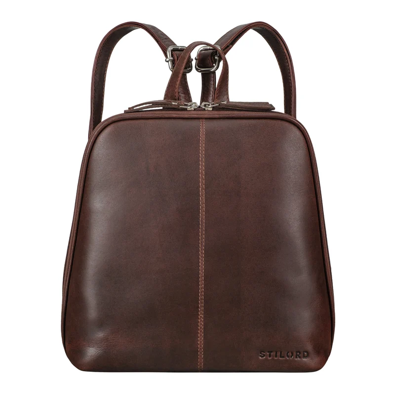 "Calla" Vintage Lederrucksack Damen Klein Daypack für 11 Zoll Tablet