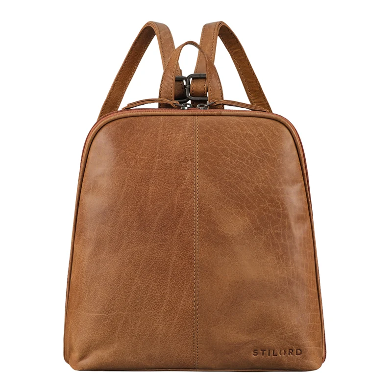 "Calla" Vintage Lederrucksack Damen Klein Daypack für 11 Zoll Tablet
