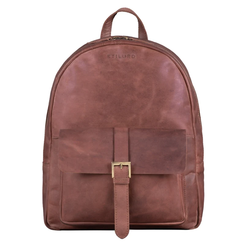 "Eloma" Vintage Lederrucksack Groß