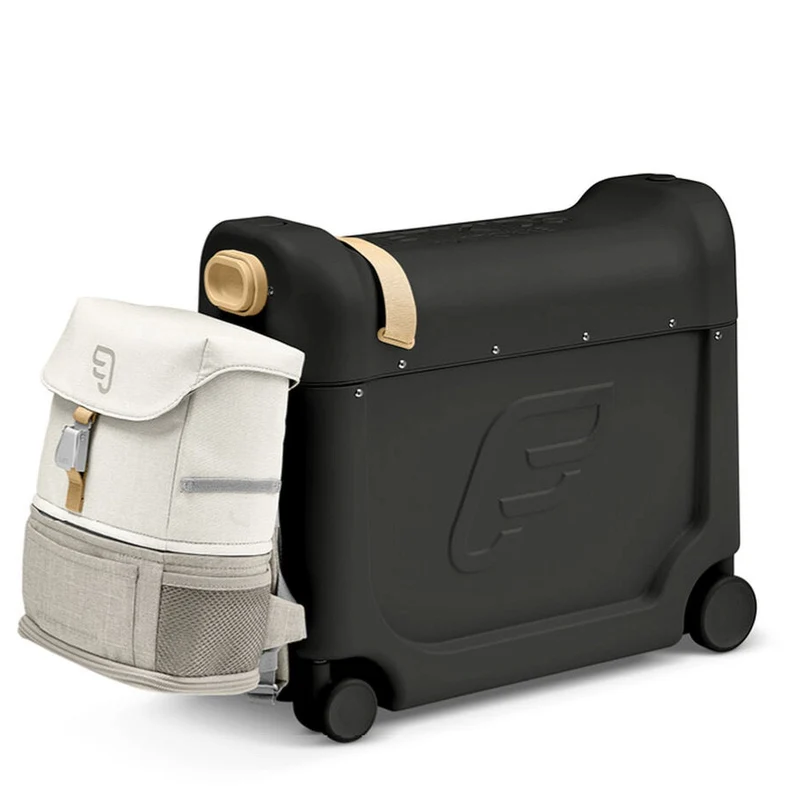 Stokke® JetKids™ Reiseset BedBox 46 cm Set 2 tlg. - 4-Rollen-Kabinentrolley (black / white)