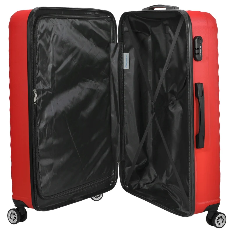 Paradise by CHECK.IN Kingston - 4-Rollen-Trolley Set 3tlg. (rot)