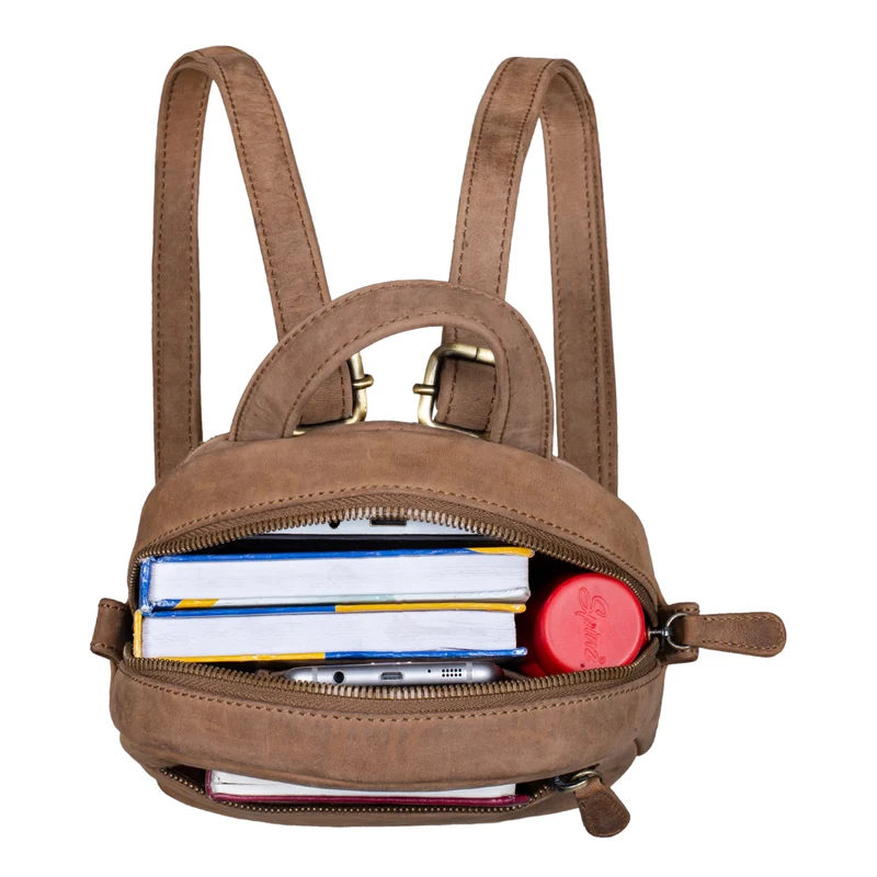 "Lola" Mini Daypack Damen Lederrucksack