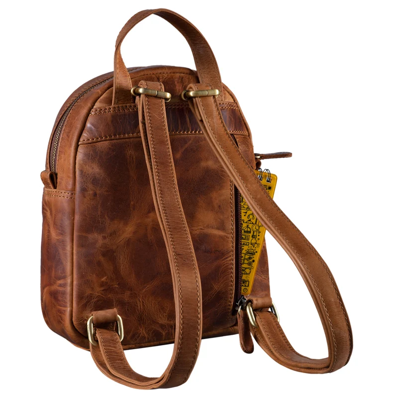B-WARE "Lola" Mini Daypack Damen Lederrucksack