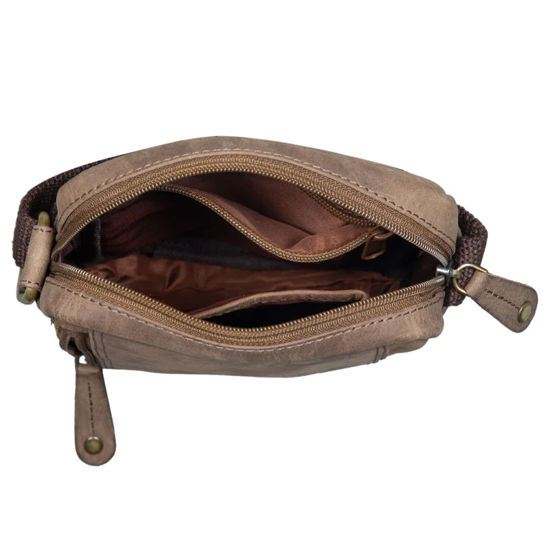 B-WARE "Brandon" Herrenhandtasche Leder Umhängetasche