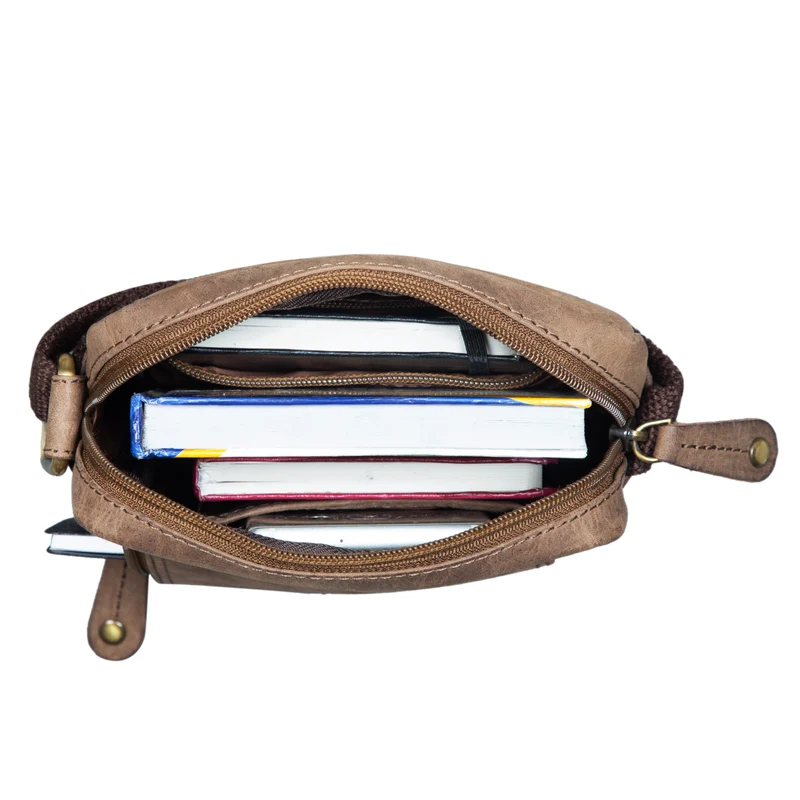 B-WARE "Brandon" Herrenhandtasche Leder Umhängetasche