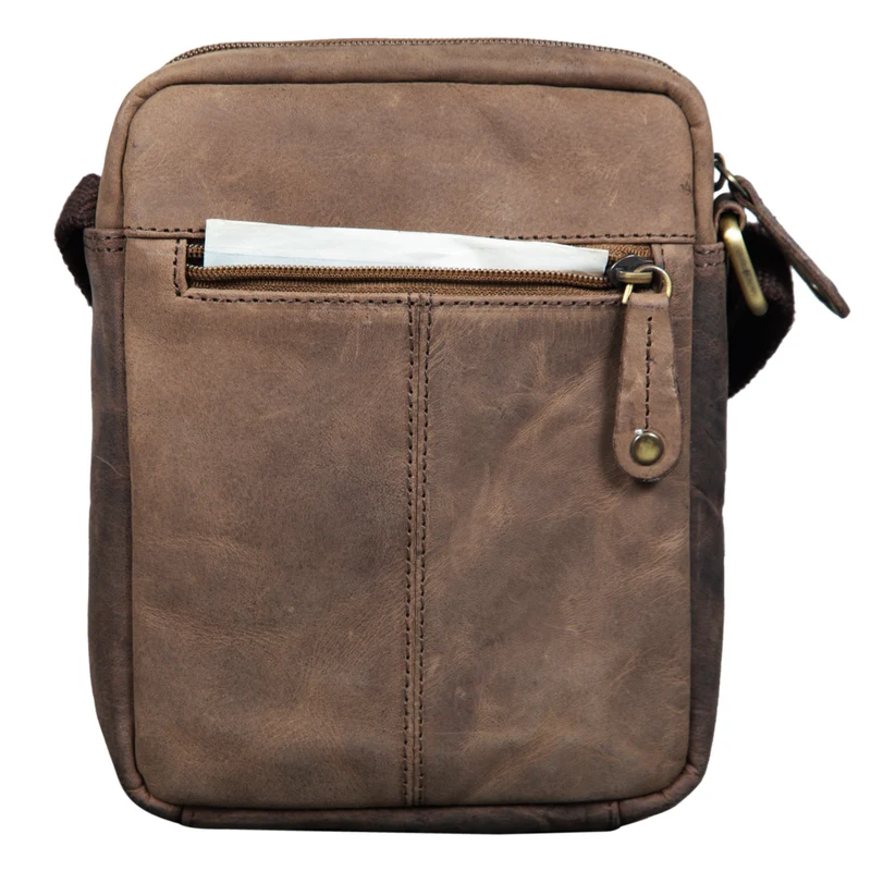 B-WARE "Brandon" Herrenhandtasche Leder Umhängetasche