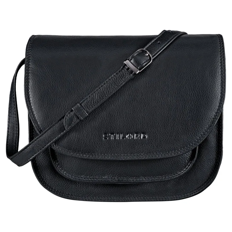 STILORD "Willow" Damen Umhängetasche Leder