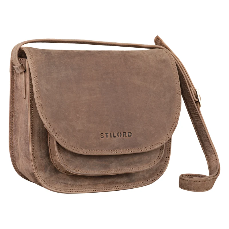 STILORD "Willow" Damen Umhängetasche Leder