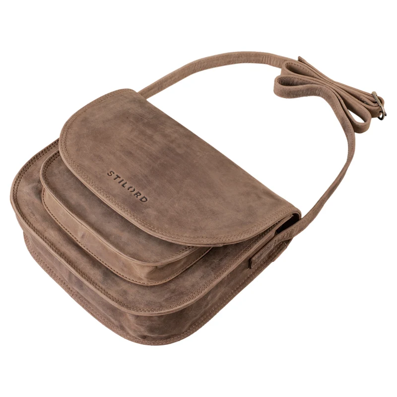 STILORD "Willow" Damen Umhängetasche Leder