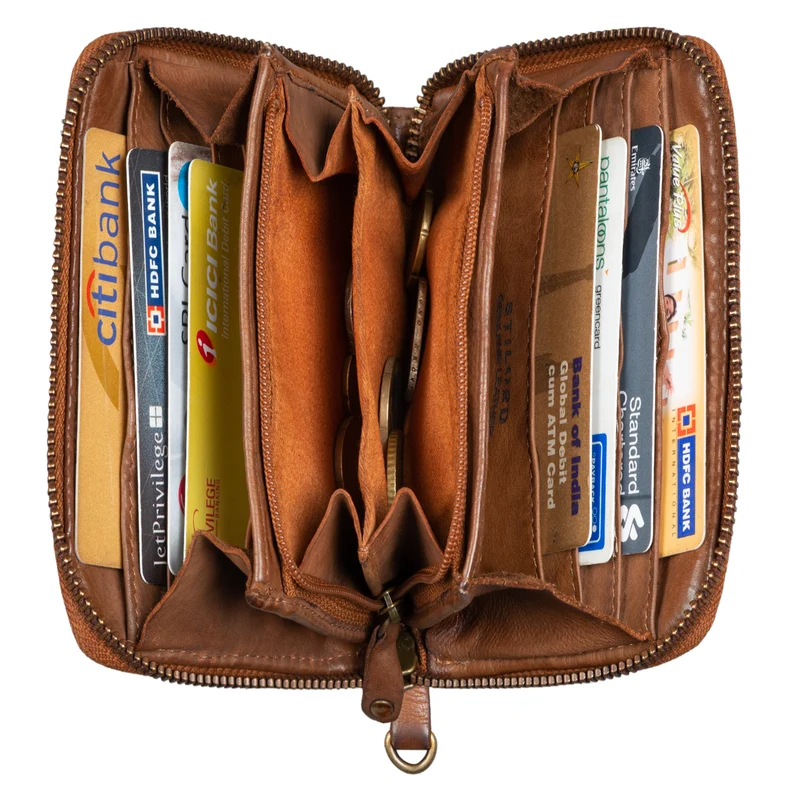 "Paris" Leder Geldbörse RFID Portemonnaie