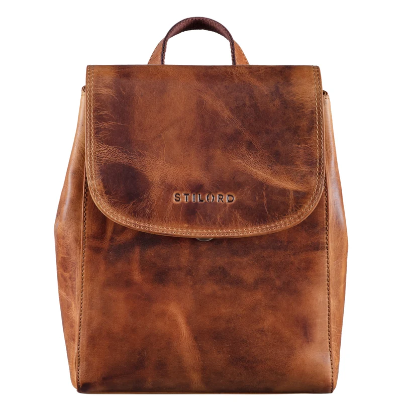 STILORD "Hazel" Frauen Rucksack Elegant Leder