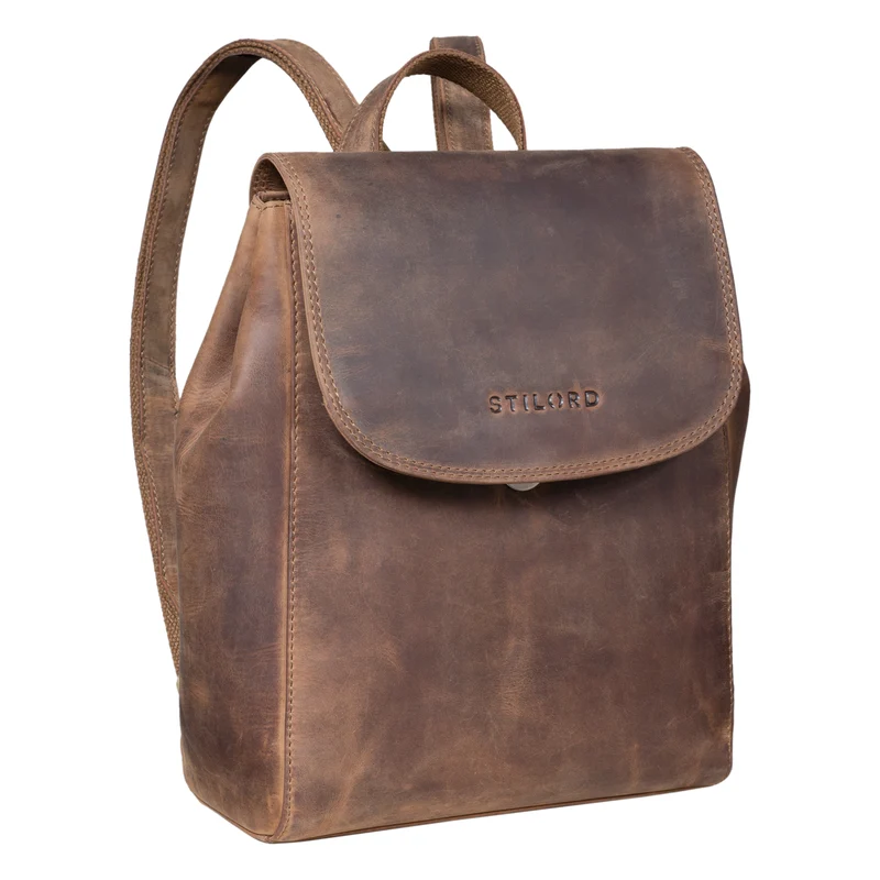 STILORD "Hazel" Frauen Rucksack Elegant Leder