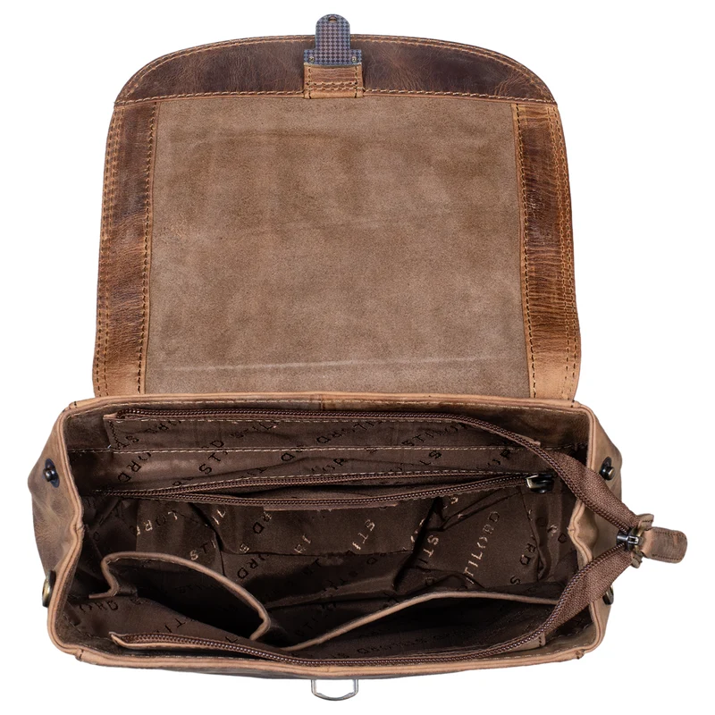 STILORD "Hazel" Frauen Rucksack Elegant Leder