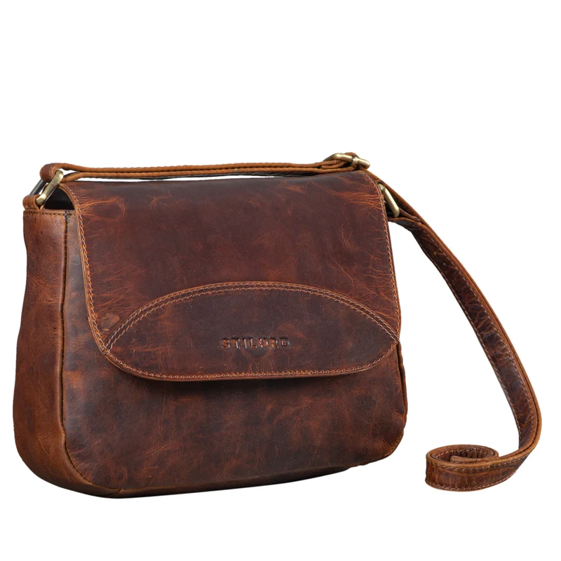 "Juliet" Umhängetasche Damen Leder Vintage
