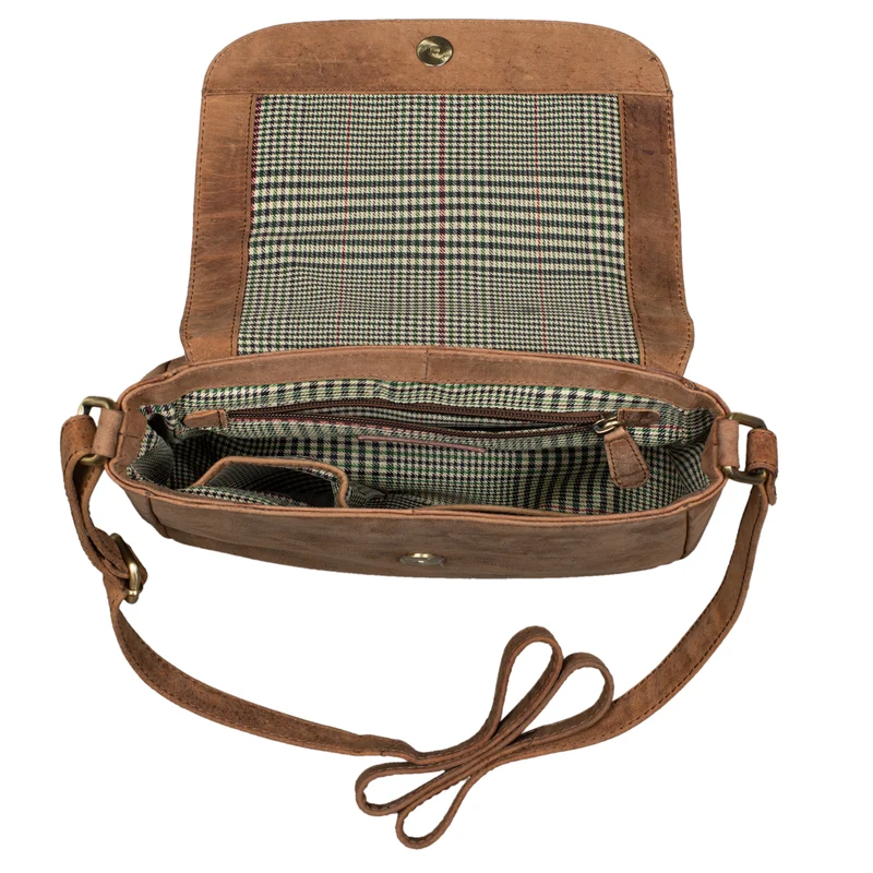 "Juliet" Umhängetasche Damen Leder Vintage