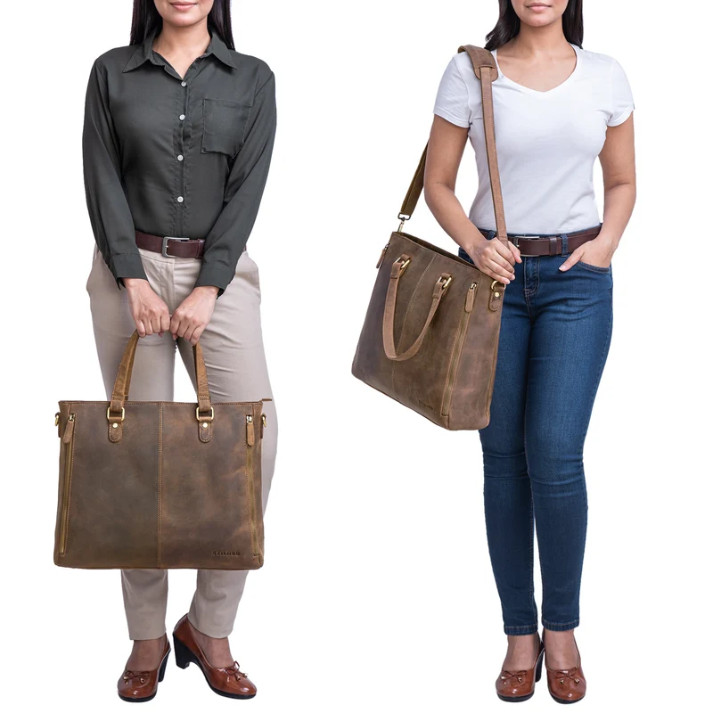 "Amber" Business Umhängetasche Damen Leder