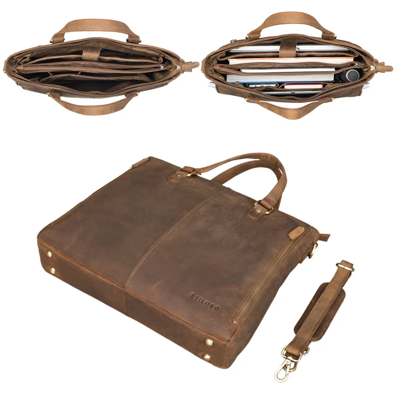 "Amber" Business Umhängetasche Damen Leder