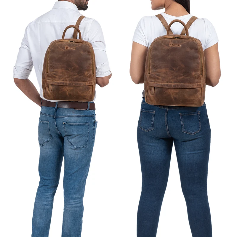 STILORD "Peyton" Rucksack Leder Arbeit