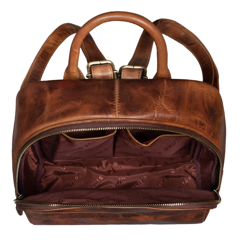 STILORD "Peyton" Rucksack Leder Arbeit