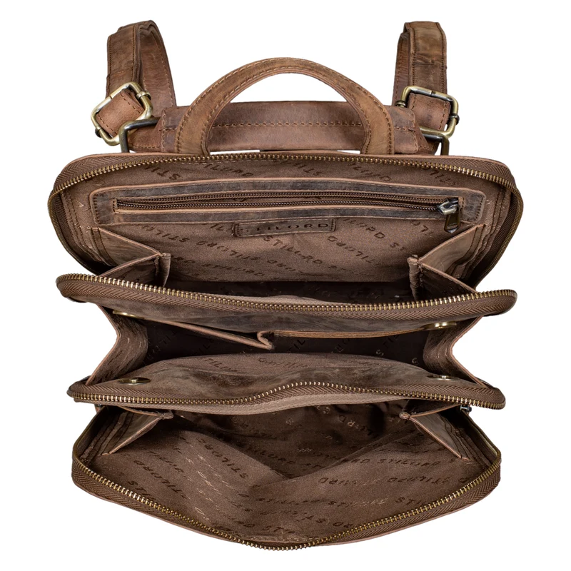 "Vienna" Rucksack Tasche aus Leder