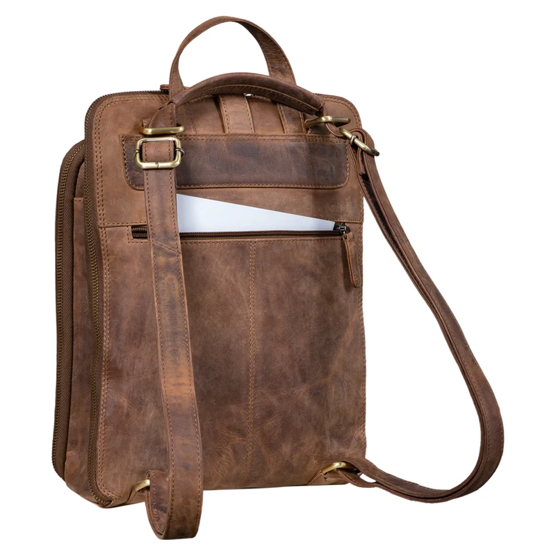 "Vienna" Rucksack Tasche aus Leder